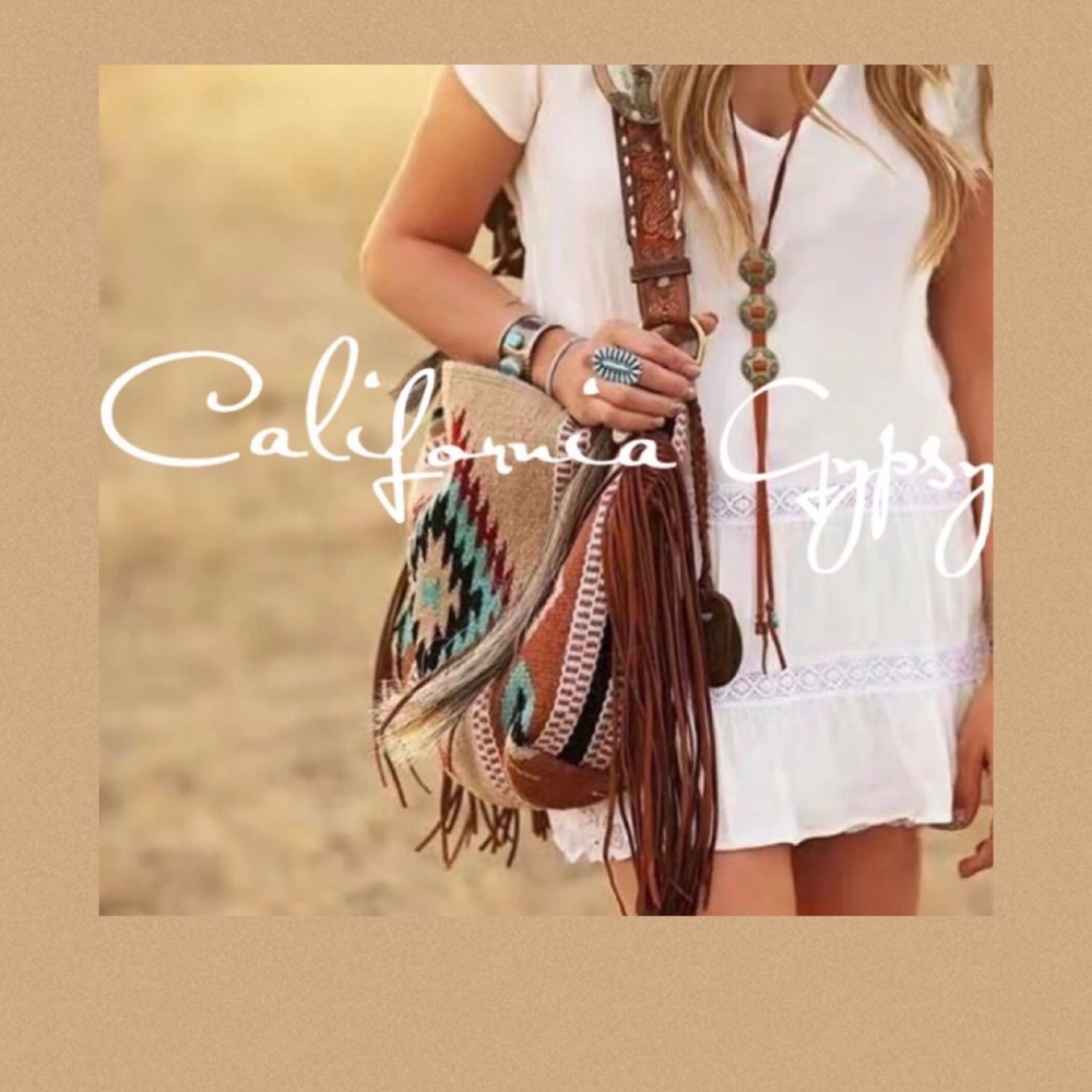 Southwestern Bohemian Aztec Bag🎉 RESTOCKED🎉 - Picture 4 of 5